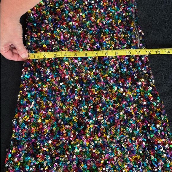 Sequin One-Shoulder Dress - Picture 7 of 8